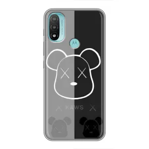 Чохли для Motorola MOTO E40 - Bearbrick Louis Vuitton (PREMIUMPrint) (БеарБрік очі)