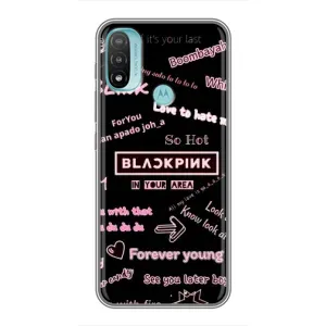 Чехол с принтом «BLACKPINK» для Motorola MOTO E40