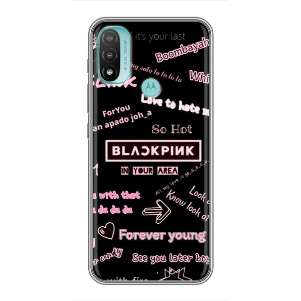 Чехол с принтом «BLACKPINK» для Motorola MOTO E40