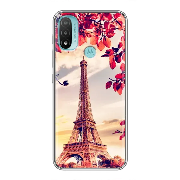 Чохол з принтом «Ейфелева Вежа» для Motorola MOTO E40