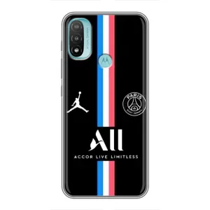 Чехлы PSG для Motorola MOTO E40 (AlphaPrint) (футболка ПСЖ)
