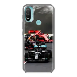 Чехол Формула1 на Motorola MOTO E40 (Гонка Формула 1)