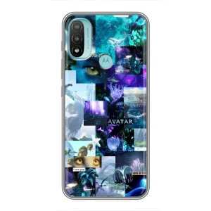Чехлы с фильма АВАТАР для Motorola MOTO E40 (AlphaPrint) (коллаж Аватар)