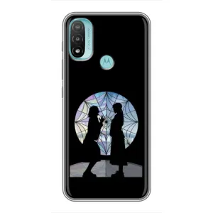 Чехлы Венсдей на Motorola MOTO E40 Уэнсдей (AlphaPrint) (комната Уэнздей)