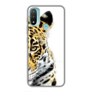 Чохли з картинкою животних Motorola MOTO E40 (Леопард)