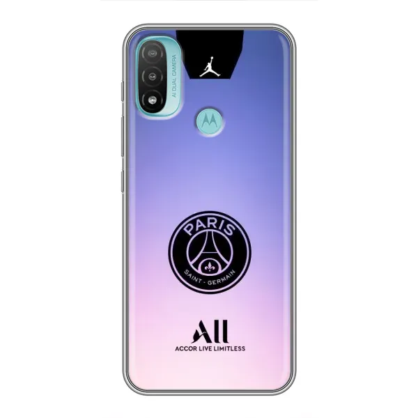 Чехол с принтом «лого PSG» для Motorola MOTO E40