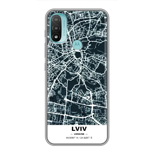 Чехол с принтом «Львов» для Motorola MOTO E40