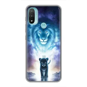 Чехол со Львом для Motorola MOTO E40 (VPrint) (Маленький лев)