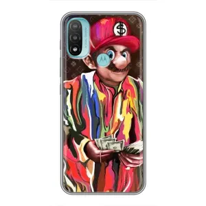 Бренднові Чохли для Motorola MOTO E40 - (PREMIUMPrint) (Mario LV)