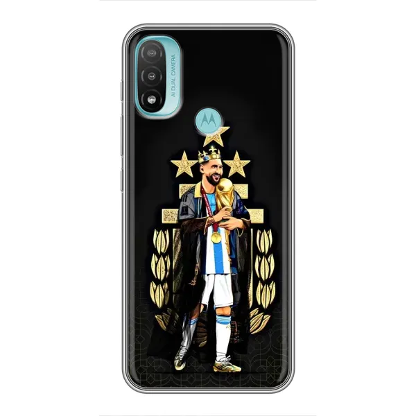 Чохол з принтом «Мессі Король» для Motorola MOTO E40 Чохол з принтом «Мессі Король» для Motorola MOTO E40