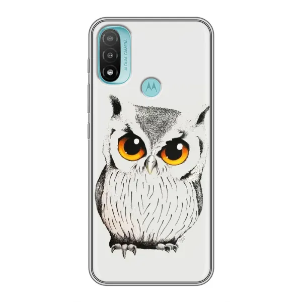 Чохол з принтом «Мила Сова» для Motorola MOTO E40 Чохол з принтом «Мила Сова» для Motorola MOTO E40