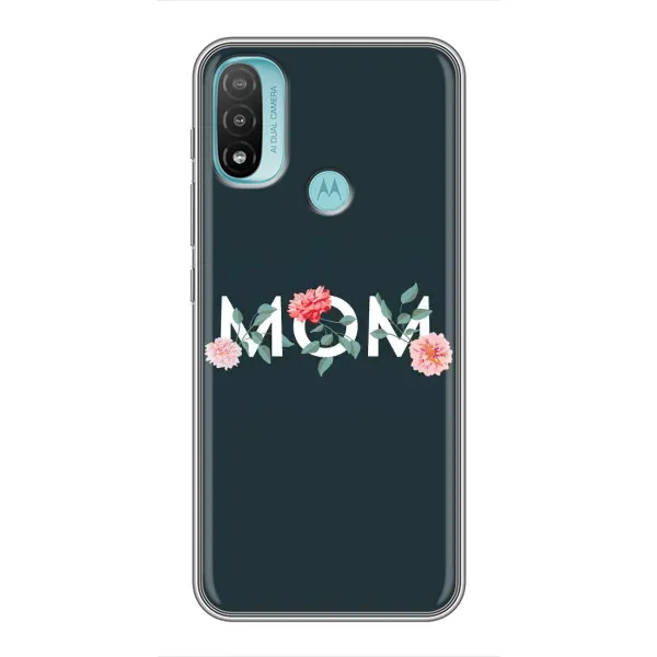 Чехол с принтом «Mom дизайн» для Motorola MOTO E40