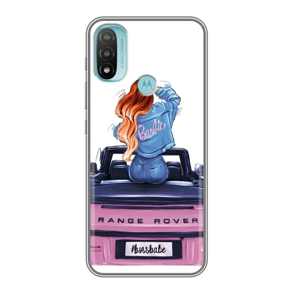 Чохол з принтом «На машині» для Motorola MOTO E40