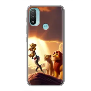 Чехол с принтом «Симба на презентации» для Motorola MOTO E40