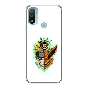 Naruto Anime Чехлы для Мото Е40 (AlphaPrint) (Наруто Курама)