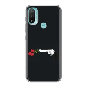Чехлы (ART) Цветы на Motorola MOTO E40 (VPrint) (Неожиданные цветы)