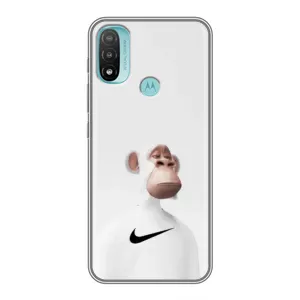 Чехлы с Обезьянами NFT для Motorola MOTO E40 (AlphaPrint) (обезьяна NFT Nike)