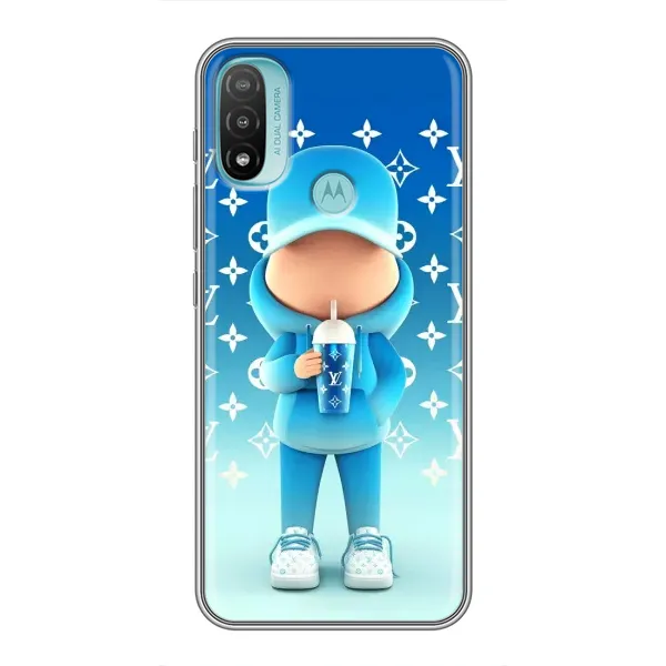 Чехол с принтом «Парень LV» для Motorola MOTO E40