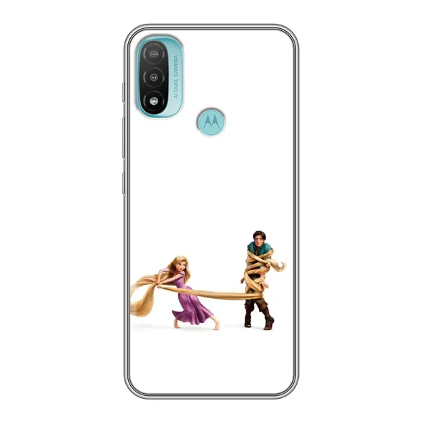 Чохол з принтом «Рапунцель та Флін» для Motorola MOTO E40