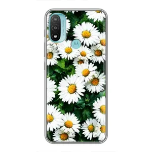 Чохол з принтом «Ромашки» для Motorola MOTO E40