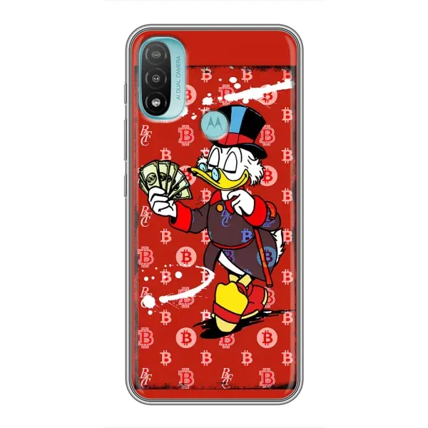Чохол з принтом «Scrooge MagDag» для Motorola MOTO E40