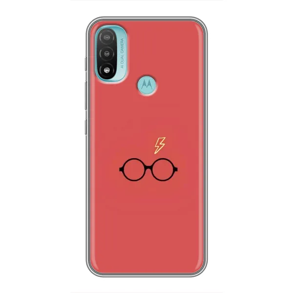 Чехол с принтом «шрам и очки» для Motorola MOTO E40