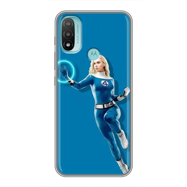 Чохол з принтом «Сью Сторм політ» для Motorola MOTO E40