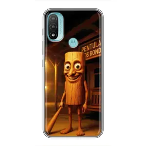 Чехол с мемом Тралалело тралала на Motorola MOTO E40 (Тунг тунг сахур)