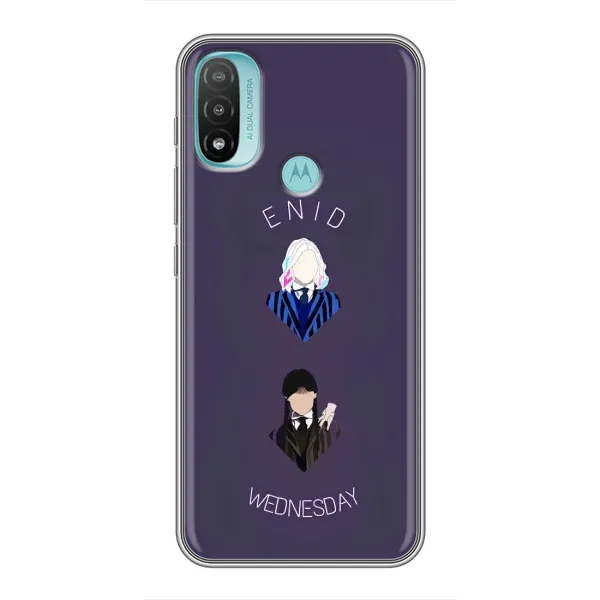 Чехол с принтом «Уэнздей и подруга» для Motorola MOTO E40 Чехол с принтом «Уэнздей и подруга» для Motorola MOTO E40