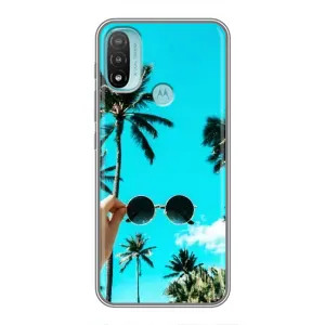 Силіконовий чохол з КАРТИНКАМИ літо для Motorola MOTO E40 (AlphaPrint)