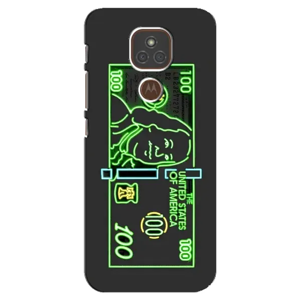 Чехол с принтом «Баксы» для Motorola MOTO E7 Plus