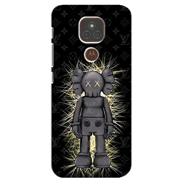 Чохол з принтом «Bearbrick LV» для Motorola MOTO E7 Plus