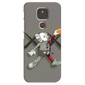 Чохли для Motorola MOTO E7 Plus - Bearbrick Louis Vuitton (PREMIUMPrint) (Беарбрік Джордан)