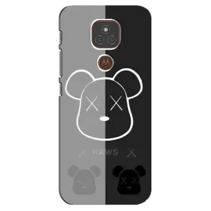 Чохли для Motorola MOTO E7 Plus - Bearbrick Louis Vuitton (PREMIUMPrint) (БеарБрік очі)