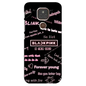Чохол з музикальним гуртом для Motorola MOTO E7 Plus (BLACKPINK)
