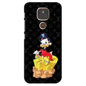 Чехли для Motorola MOTO E7 Plus - Скрудж МакДак Louis Vuitton (PREMIUMPrint) (Богатство Макдака)