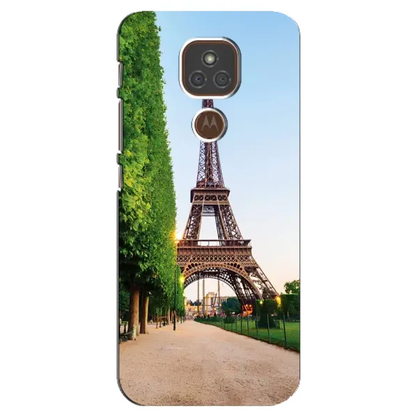 Чохол з принтом «Дорога до Парижу» для Motorola MOTO E7 Plus Чохол з принтом «Дорога до Парижу» для Motorola MOTO E7 Plus