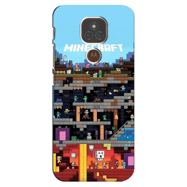 Чехол с принтом «фон Minecraft» для Motorola MOTO E7 Plus Чехол с принтом «фон Minecraft» для Motorola MOTO E7 Plus