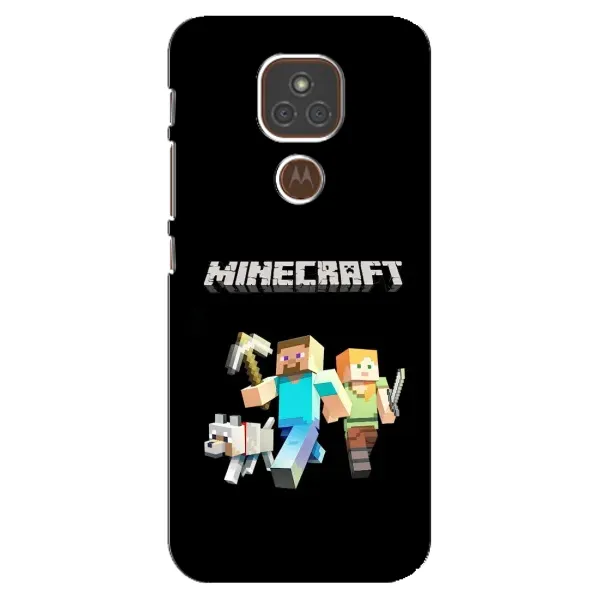 Чехол с принтом «герои Minecraft» для Motorola MOTO E7 Plus Чехол с принтом «герои Minecraft» для Motorola MOTO E7 Plus