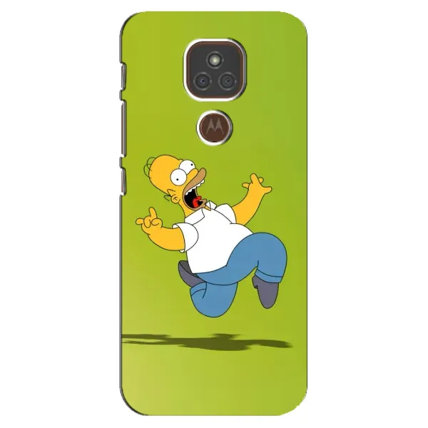 Чохол з принтом «Гомер Сімпсон» для Motorola MOTO E7 Plus