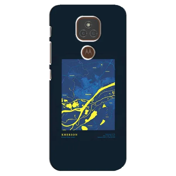 Чохол з принтом «Херсон» для Motorola MOTO E7 Plus