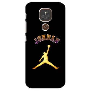 Чохли для Motorola MOTO E7 Plus - з картинкою JORDAN (AlphaPrint) (Jordan Gold)