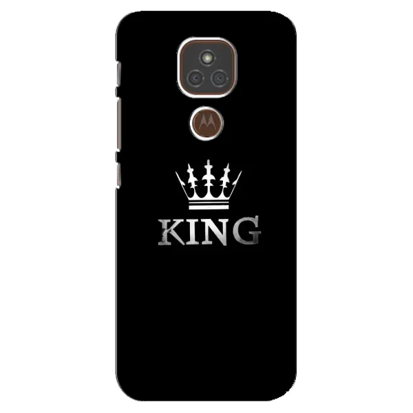Чохол з принтом «KING» для Motorola MOTO E7 Plus