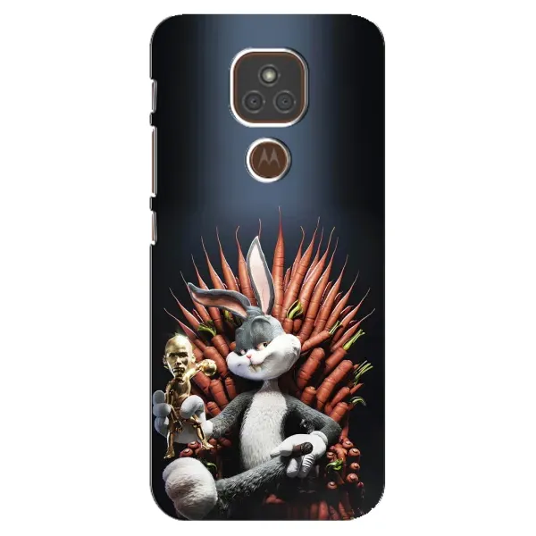 Чехол с принтом «Король Кролик» для Motorola MOTO E7 Plus