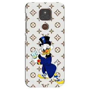 Чехли для Motorola MOTO E7 Plus - Скрудж МакДак Louis Vuitton (PREMIUMPrint) (Макдак на стилі)