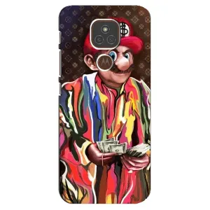 Бренднові Чохли для Motorola MOTO E7 Plus - (PREMIUMPrint) (Mario LV)