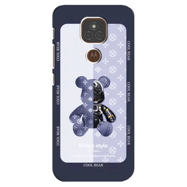 Чехол с принтом «Медвежонок LV» для Motorola MOTO E7 Plus Чехол с принтом «Медвежонок LV» для Motorola MOTO E7 Plus