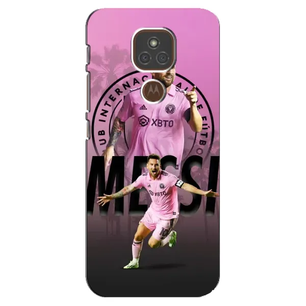 Чохол з принтом «Messi Miami» для Motorola MOTO E7 Plus