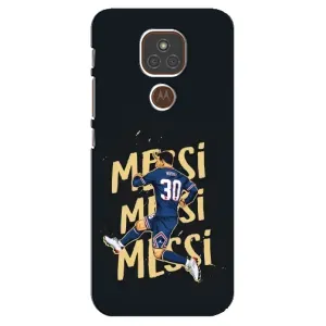 Чохли для Motorola MOTO E7 Plus (Leo чемпіон) (AlphaPrint) (Messi ПСЖ)