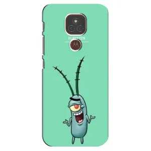 Чехол с принтом «Персонаж Планктон» для Motorola MOTO E7 Plus